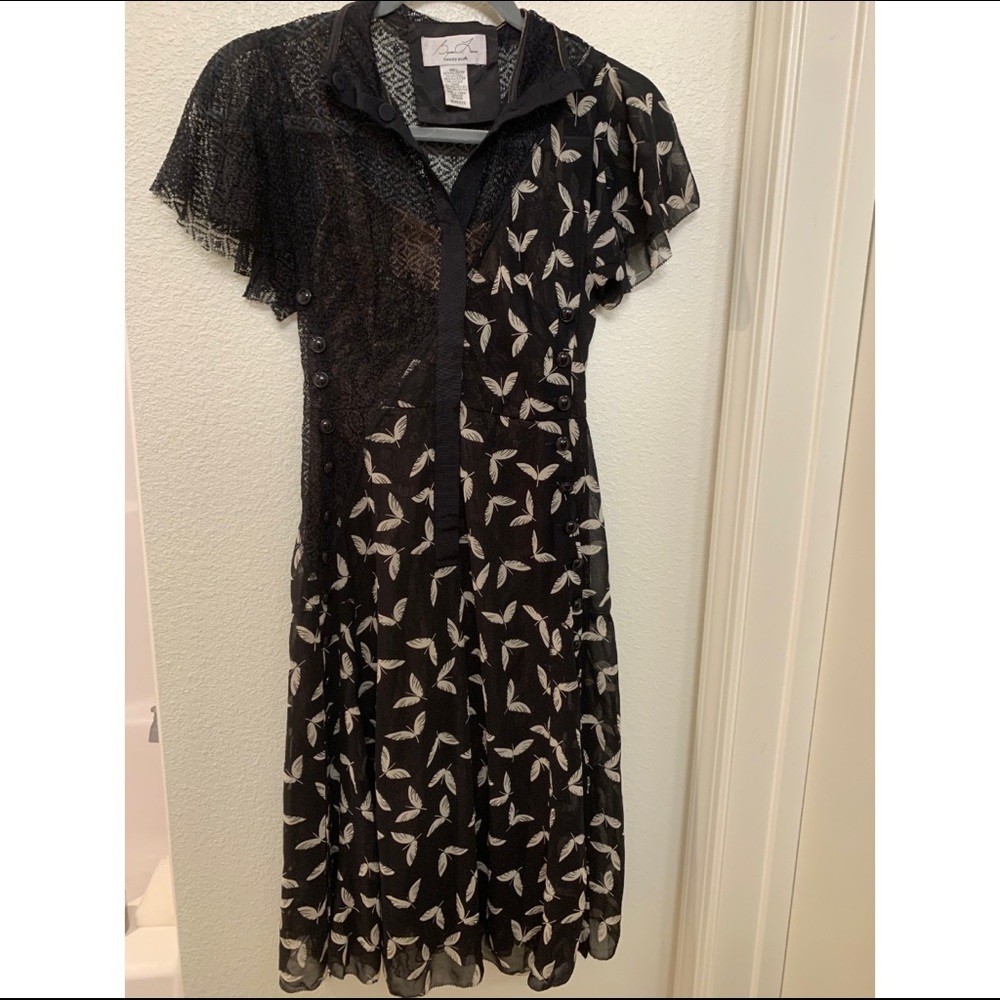 Bryon Lars Butterly midi dress